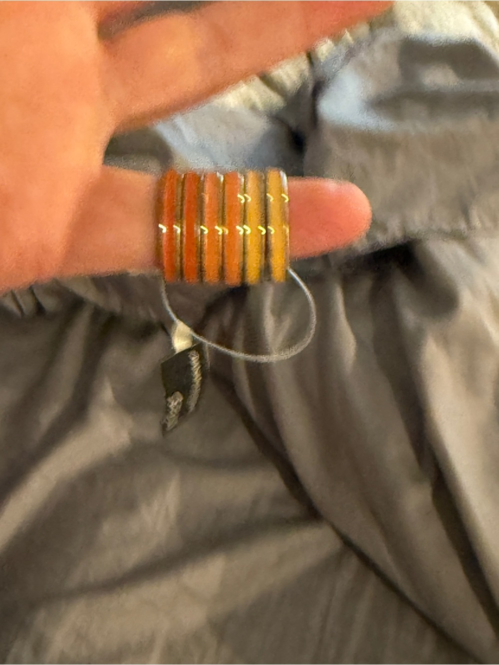 Banana Republic Orange and Yellow Stacked Resin Ring